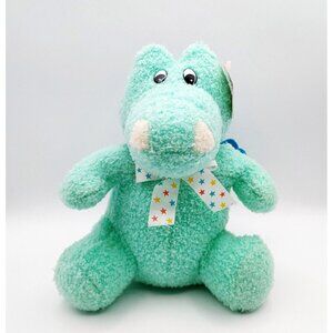 A&A Plush Yes Club Dinosaur Green Plush Stuffed Animal 10" NEW